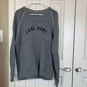 Gray Cool Aunt Sweatshirt